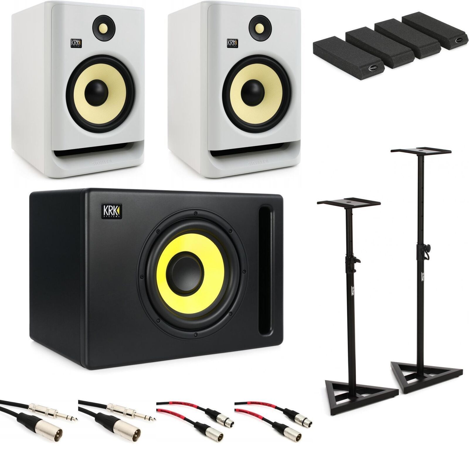 Best New Quality KRK ROKIT 8 G4 9'' 2 Way Active Studio Monitor Kit IN STOCK