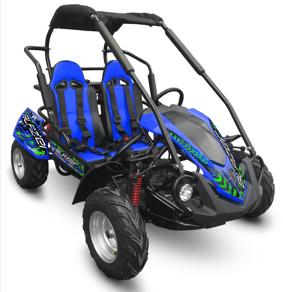 Cheaptech Trail Masters Blazers 200R Mid Go Kart 196cc 6.5hp Torque Converter 2 Seat Kids Off Road Go Kart