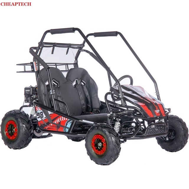 Cheaptech MotoTec Muds Monsters X L 212cc 2 Seat Go Kart Full Suspension Red Cheap Monster XL 212cc 4-stroke 2 Seat Kids Off Roa