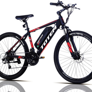 Totem Electric Bike for Adults 26 Electric Mountain Bicycle 350W Motor, 20MPH Victor 2.0 with 36V 10.4Ah Removable Battery