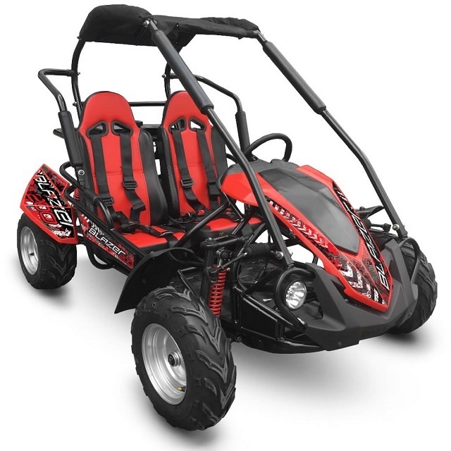 Cheaptech Trail Masters Blazers 200R Mid Go Kart 196cc 6.5hp Torque Converter 2 Seat Kids Off Road Go Kart