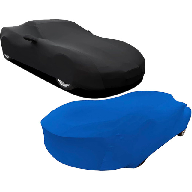 OEM Wholesale Anti-dust Indoor Car Cover Satin Surface Retractable Car Cover