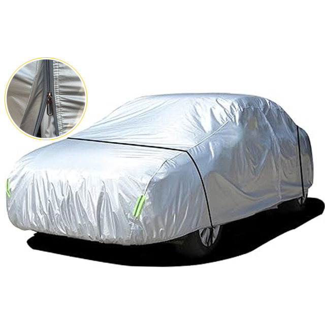 OEM Microfiber Car Cover Custom waterproof Outdoor dust proof silver black SUV cover