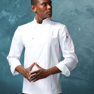 CHECKEDOUT 2024 fashion cook jacket and chef jacket long sleeve chef uniform for hotel and restaurants uniforme chef