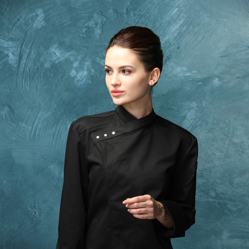 CHECKEDOUT 2024 restaurant jackets and chef coat cook clothes uniform for restaurants and hotels kitchen uniform