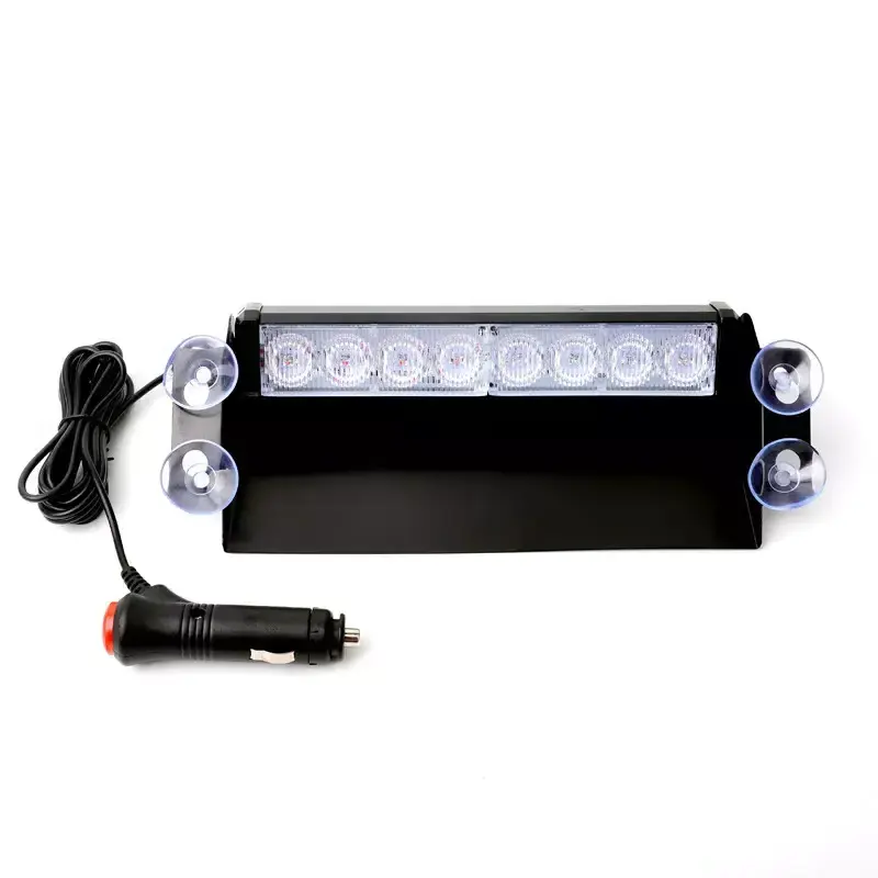 8 LED Car Truck Emergency Flash Dash Strobe Warning Light 12V Day Running Flash Led Lights