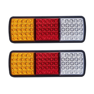 75led Super Bright 12v Car Truck Boat Trailer Tail Light Stop Brake Reverse Lamp Caravans Van Vehicle Adr Road Waterproof Ip68