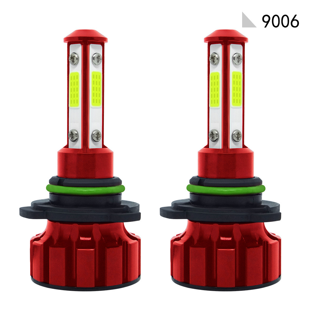 Led Lampe 6000k High Brightness Auto Lighting 4 Sides 360 Lighting Cob Auto Lamp Bulbs Lampadas Automotiva 9005 9006 H11