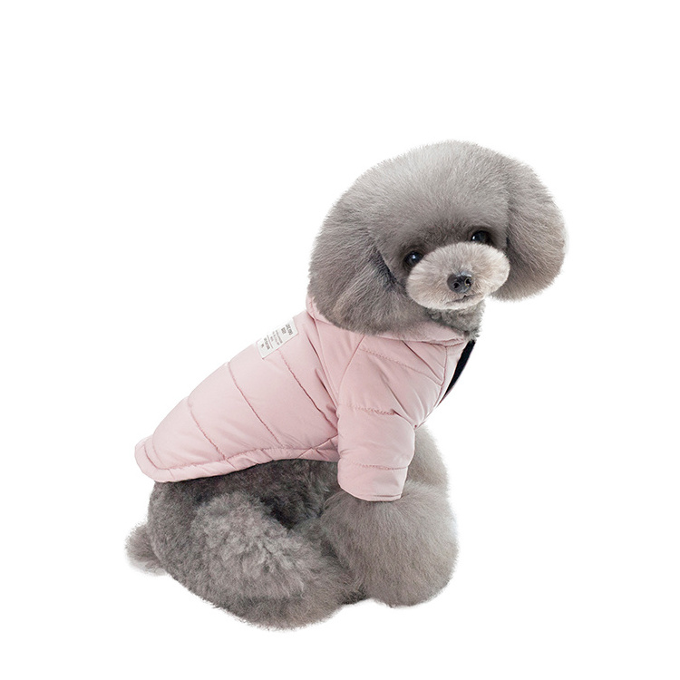 Wholesale Outerwears Fabric Cotton Hoodie Jacket Luxury Pet Clothes Winter Coats For Dog