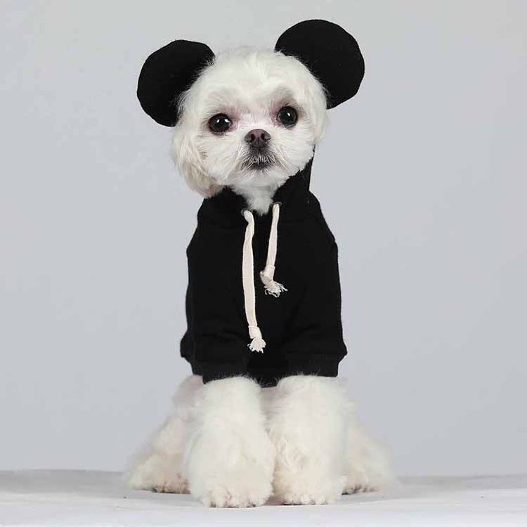 Color Contrast Design Camp Dog Pouch Hoodie Dog Hoodies Plain Pet Clothes