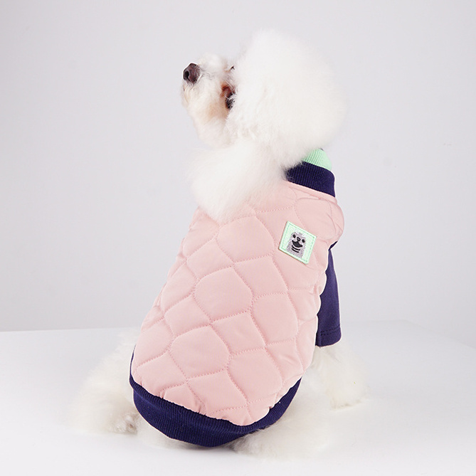 Wholesale Dog Vest Pet Clothes Cotton Winter Dog Vest With Embroidered