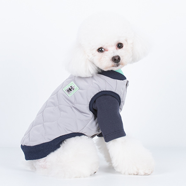 Wholesale Dog Vest Pet Clothes Cotton Winter Dog Vest With Embroidered