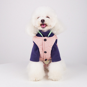 Wholesale Dog Vest Pet Clothes Cotton Winter Dog Vest With Embroidered