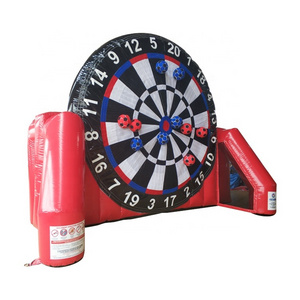 Cheer Amusement Party Carnival Football Darts Giant Inflatable Soccer Foot Dart Board Game for sales