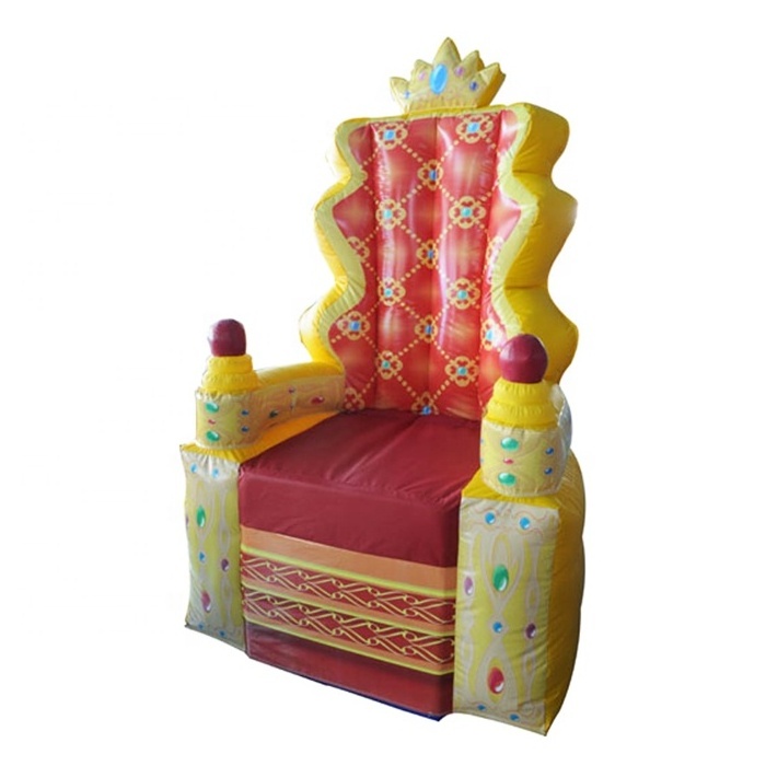 Cheer Amusement Advertising Inflatable Throne Chair for Kids Play