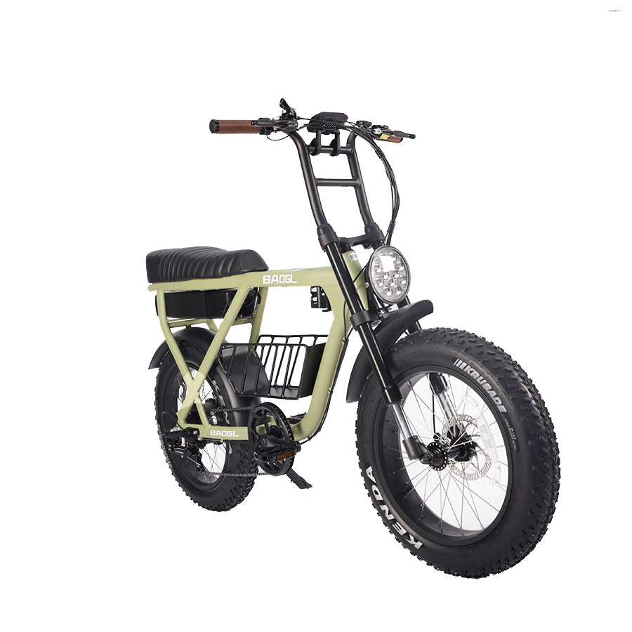 20 Inch Fat tire Folding Electric Moped Bike 48V 500W/750W/1000W 45KM/H bicycle electric bike europe