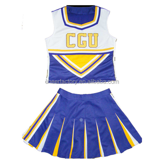 Top Quality New design high quality cheerleading uniform dress with cheapest price