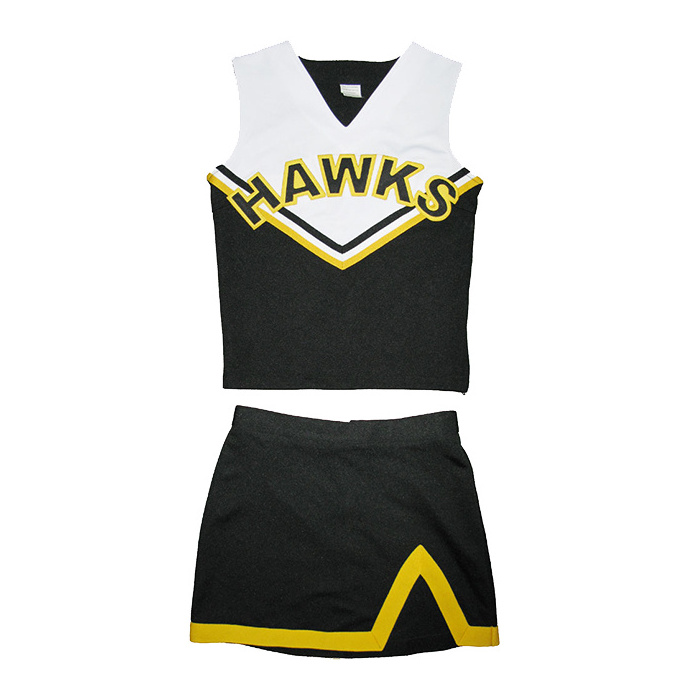 High quality most popular long sleeves spandex cheerleading uniform with the Best Quality