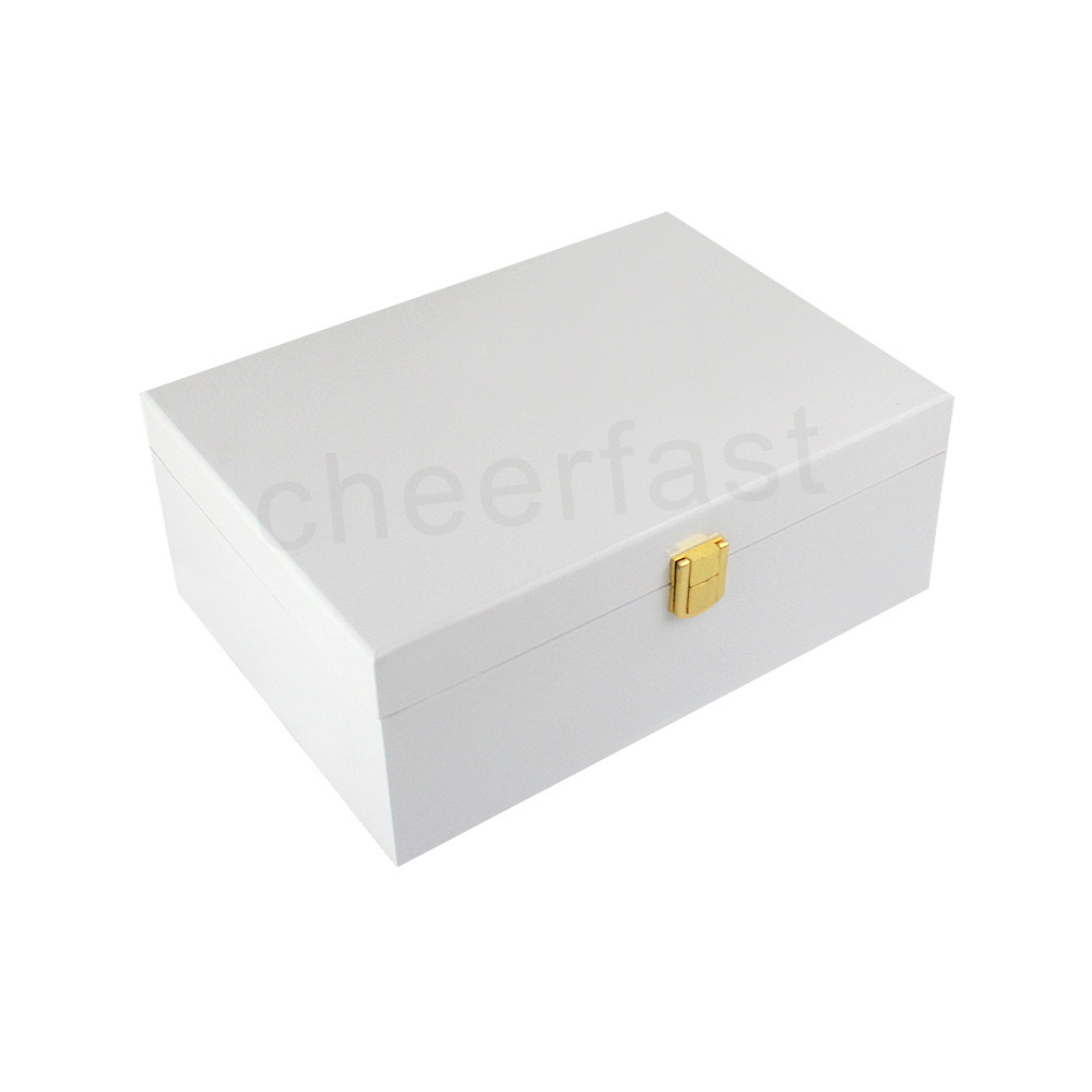 Keep Your Personal Belongings Safe From Humidity And Contaminants Unique Brass Latch To Keep Support Any Size Wooden Detes Box