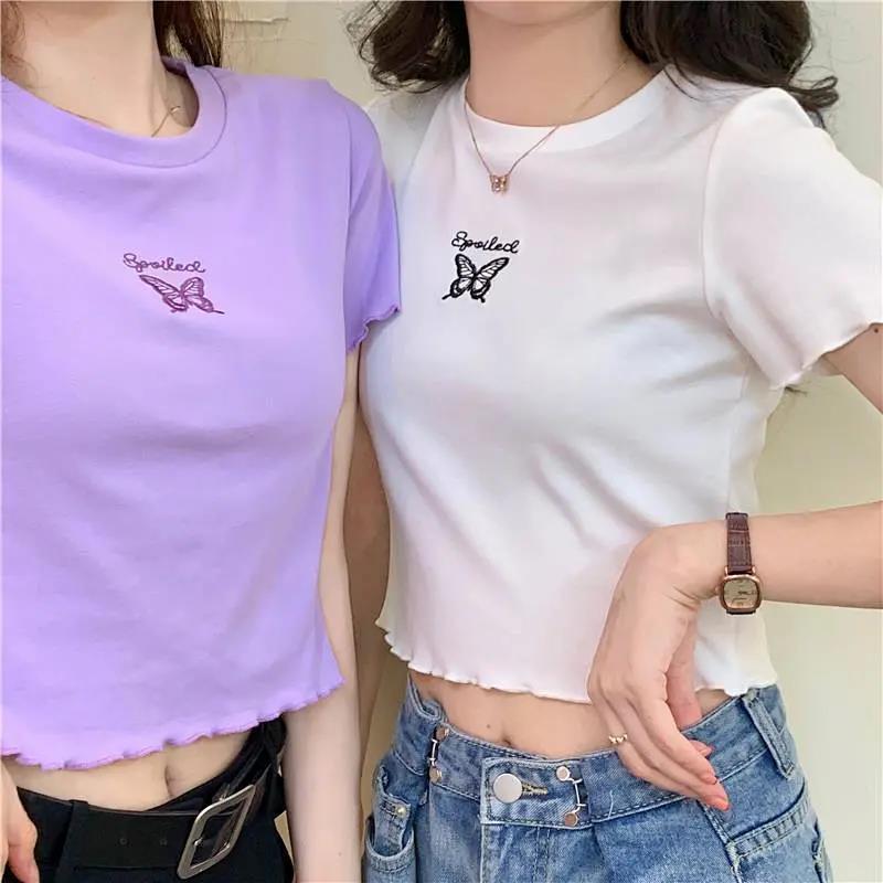 2024 Basic Custom Wholesale Slim Fit Long Short Sleeve Workout Shei en Gros Shirts Ladies Mujer Femme Hoodie Crop Tops for Women