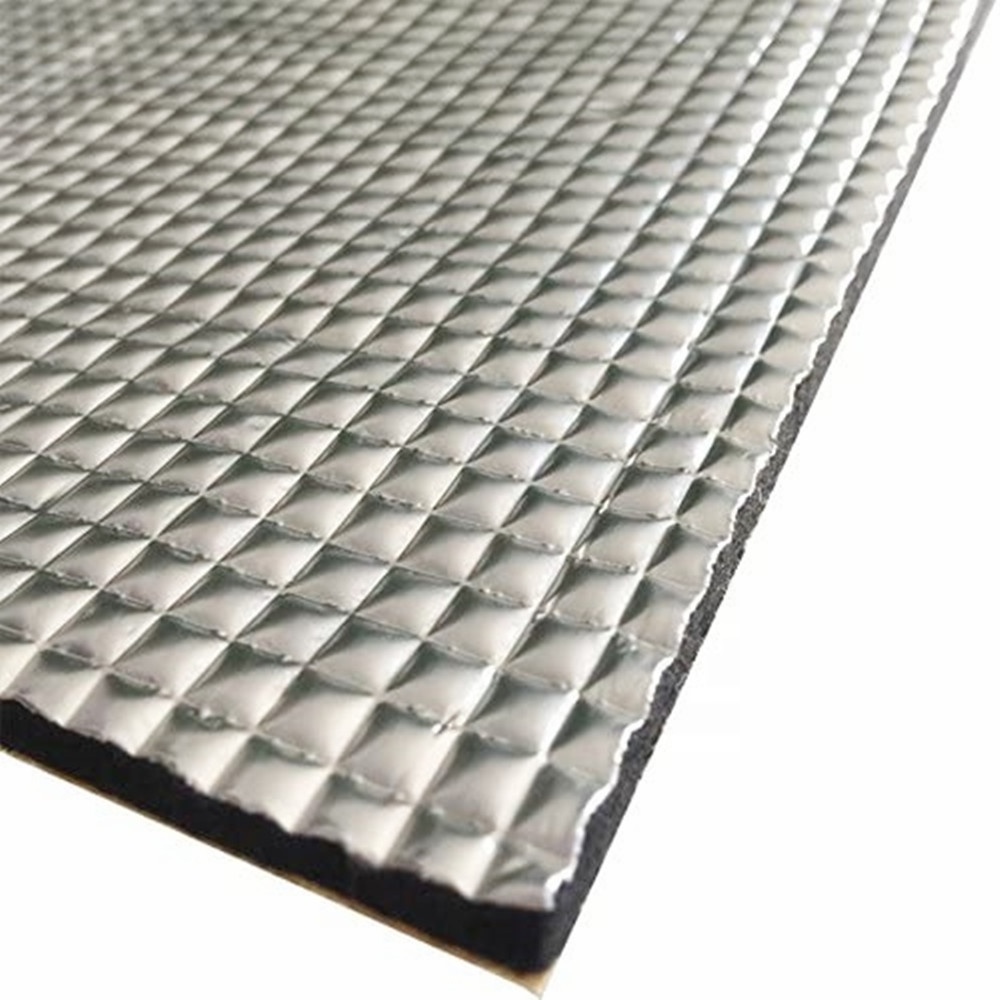 Heat Shield Car Sound Deadener, Car Sound deadening mat, Engine Insulation Foam with Aluminum sheet