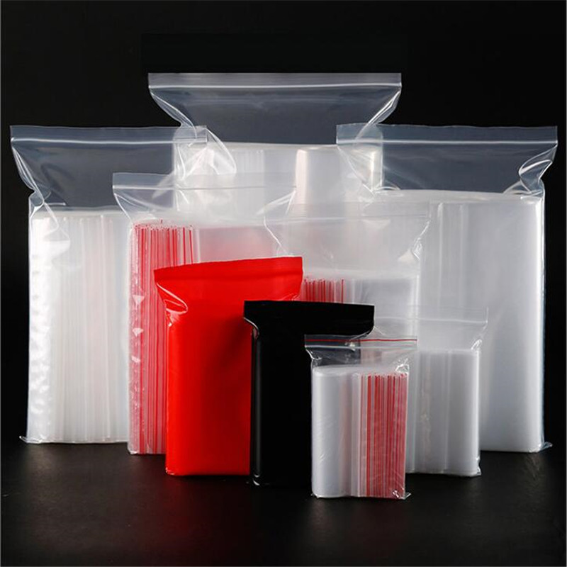 Customized PE Poly Reclosable Apple Ziplock Small Plastic Mini Zipper Bag Transparent Zip Lock Packaging Clear Bags