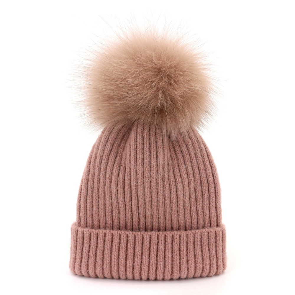 Hotselling Adults Winter Fashion Faux Fur Adult Cotton Beanies 2016 High Quality Christmas Santa Hat Beanie For Kids