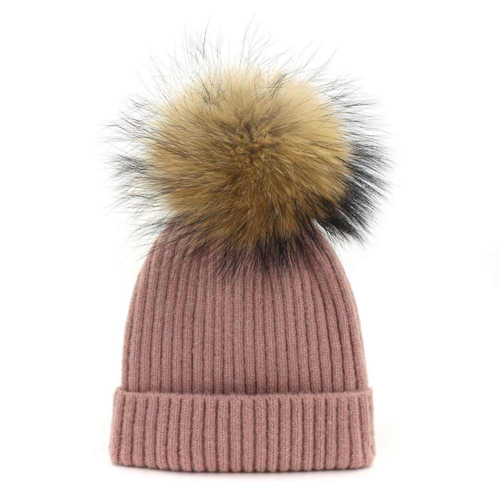 Hotselling Adults Winter Fashion Faux Fur Adult Cotton Beanies 2016 High Quality Christmas Santa Hat Beanie For Kids