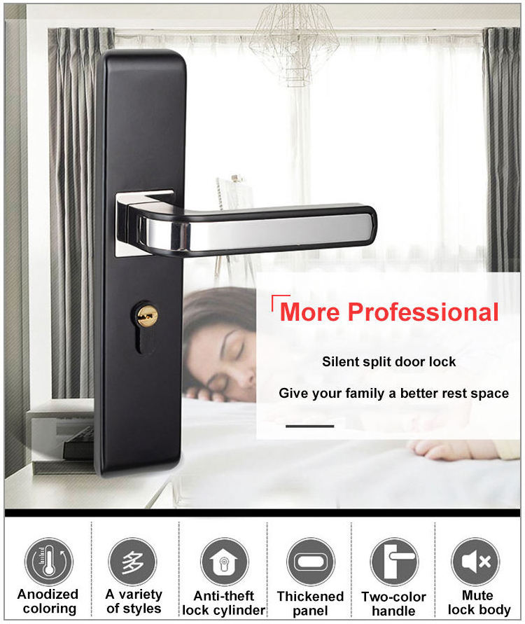 Stainless Steel  Safe Door Locks Handle Door