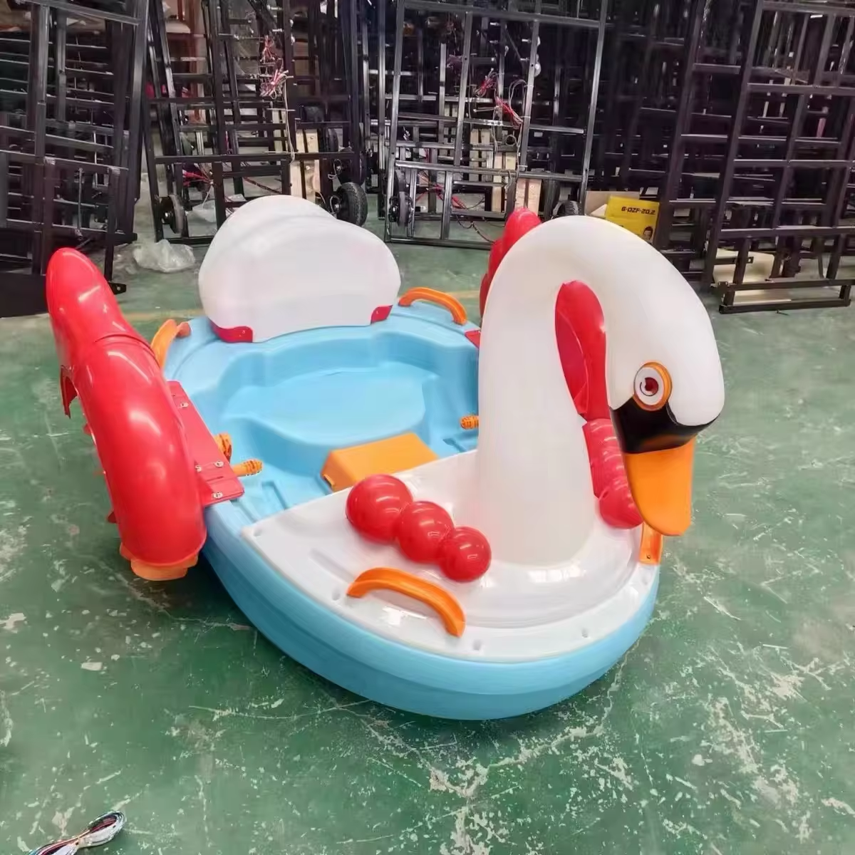 Wholesale customized different design kids hand paddle boat swan pedal boat for sale