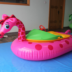 Hot sale children's amusement inflatable bumper boat water equipment for pool