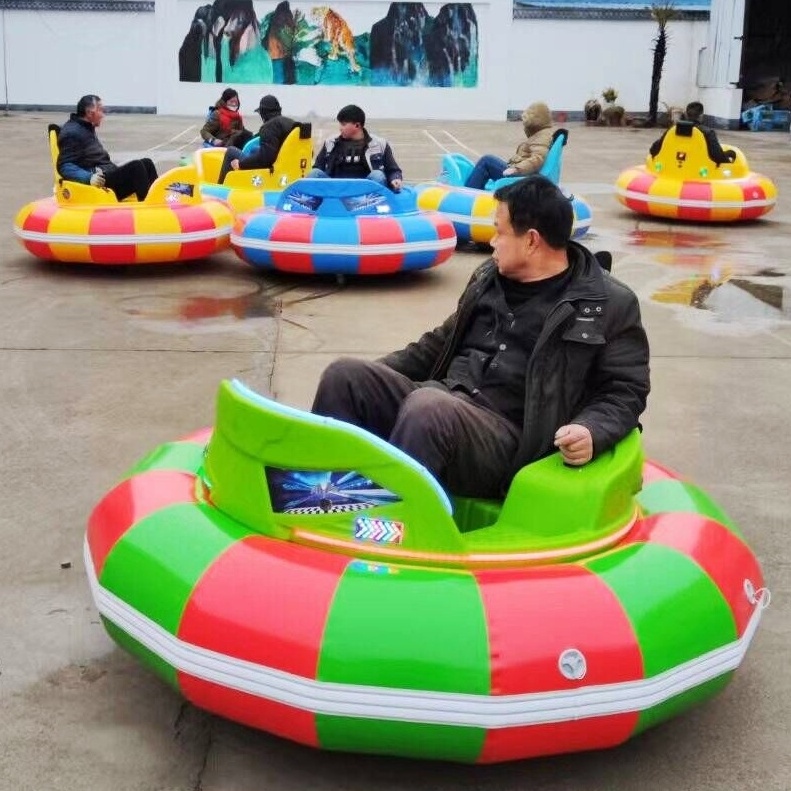 New arrival fairground dodgem ufo custom electric inflatable big adult bumper car