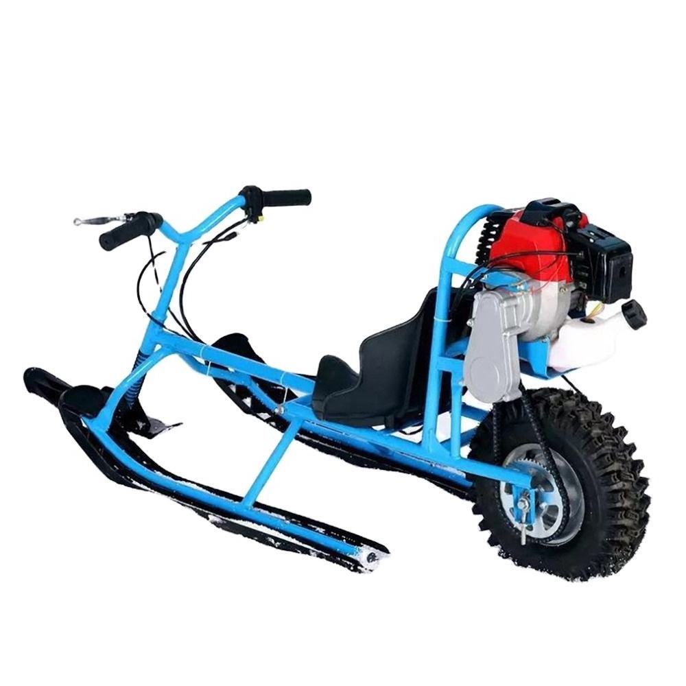 Best selling kids electric snowmobile gasoline snowscooter snow racer