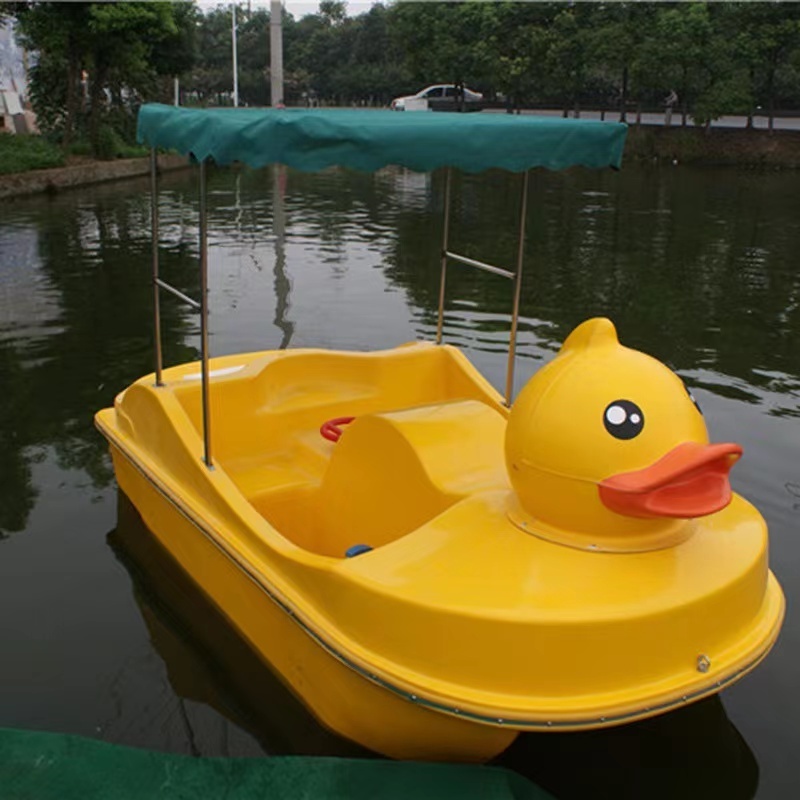 Lovely Big Yellow Duck Two People Aqua Paddle Boat Drive Cartoon Pedal Boat Product