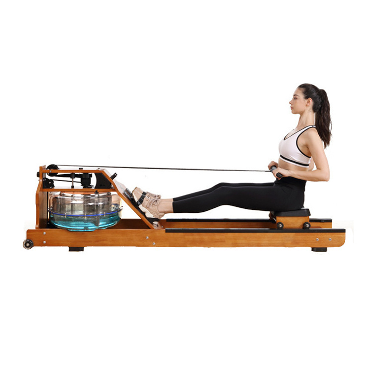 Skyboard life monitor indoor training equipment fitness equipment water resistance wood rowing machine