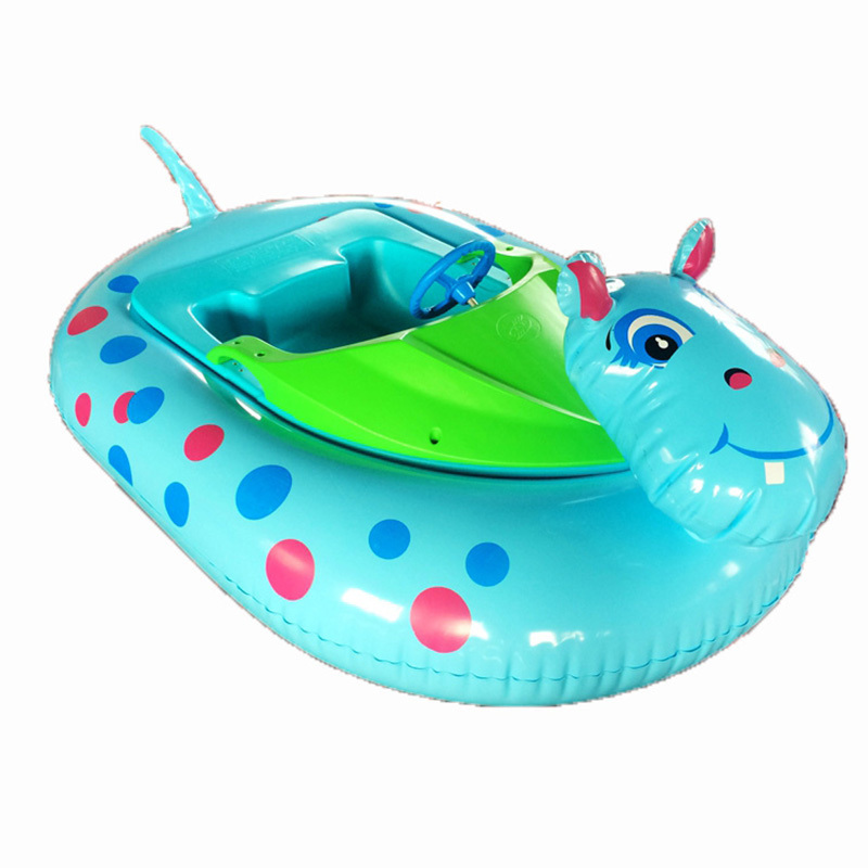 Professional design inflatable electric powered paddle boat adult bumper boat for swimming pool