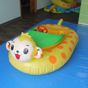 High Quality Good Sales Customized Cartoon Inflatable Water Electric Bumper Boats Product For Sale