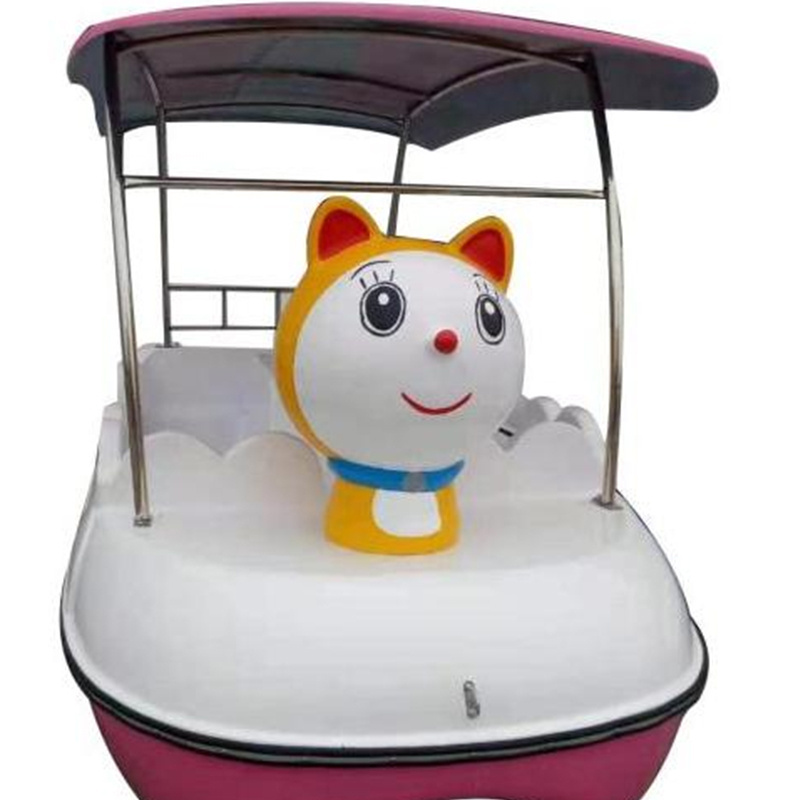 Different design cartoon animals 4 seats swan pedal drive pub pedal boat