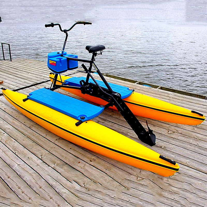 Popular water park one person sports equipment banana shape water pedal sea bike