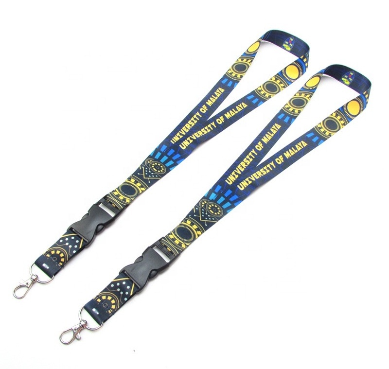 Manufacturer Custom Logo Print Sublimation Plain Event Promotional Polyester Lanyards