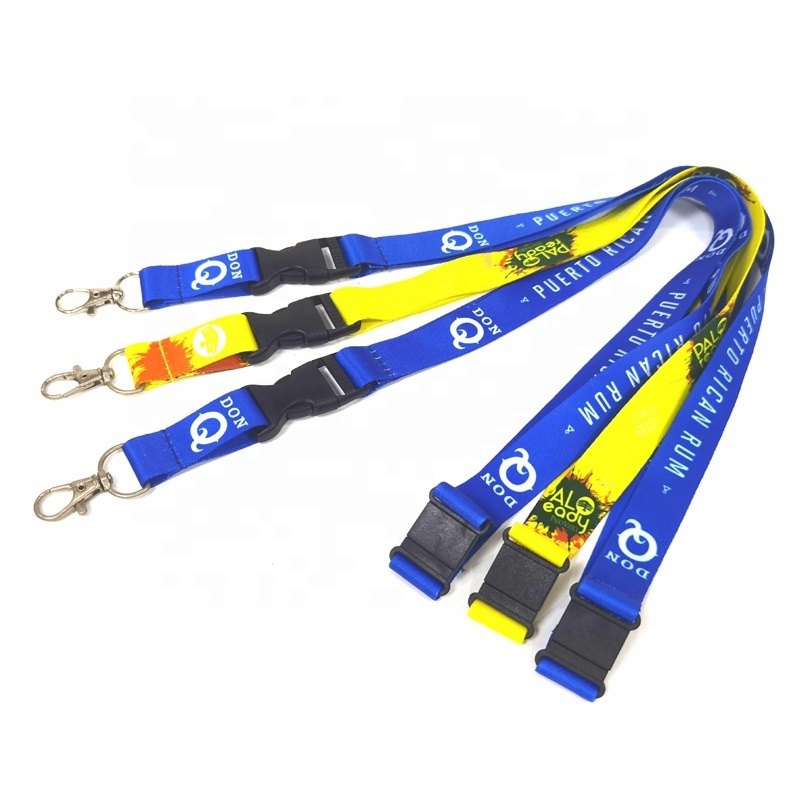 Manufacturer Custom Logo Print Sublimation Plain Event Promotional Polyester Lanyards