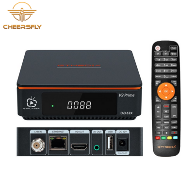 Gtmedia V9 Prime Digital Satellite TV Receiver Built in WIFI Support T2-MI, HEVC Multi Stream