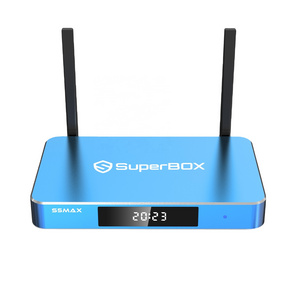 Popular IPTV Superbox S5 max android tv box vs S4 pro S3 pro