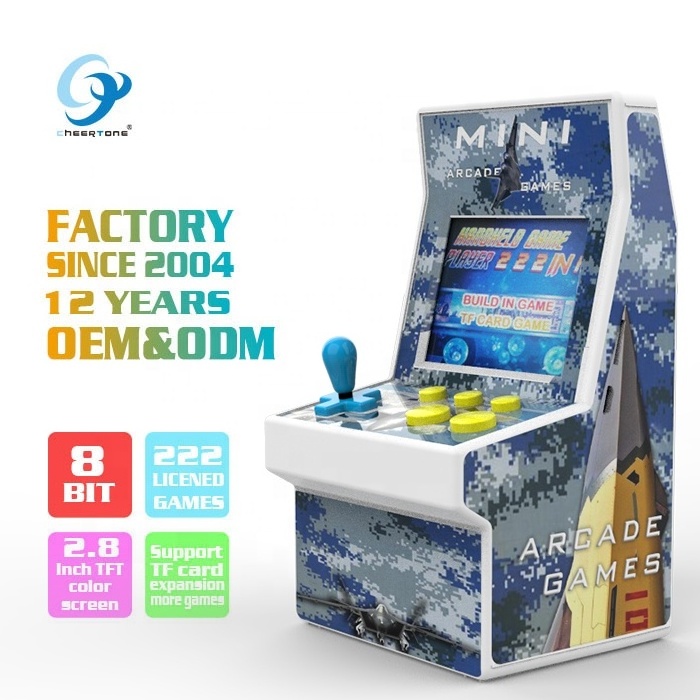 The latest new model 8 bit mini bartop arcade games machines CT882T for kids