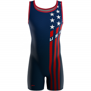 Premium High Elastic Wrestling Singlet Weightlifting Suit Powerlifting Singlet for Men