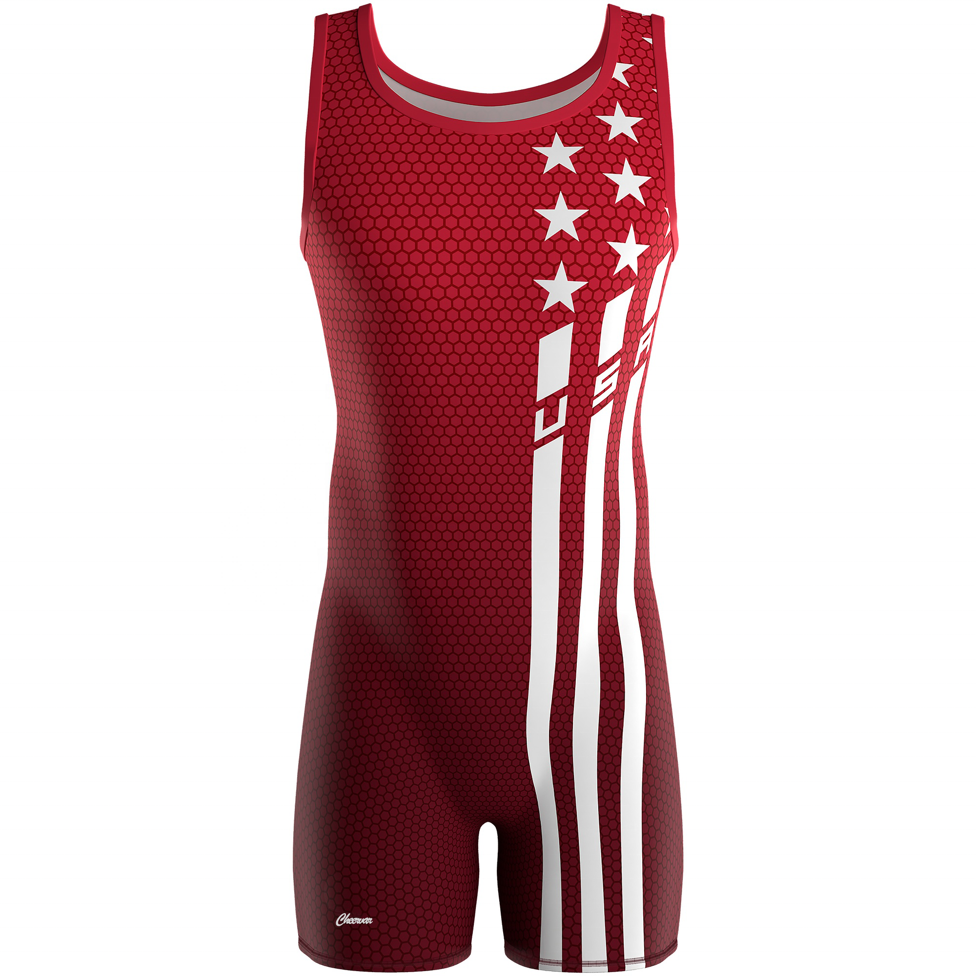 Premium High Elastic Wrestling Singlet Weightlifting Suit Powerlifting Singlet for Men