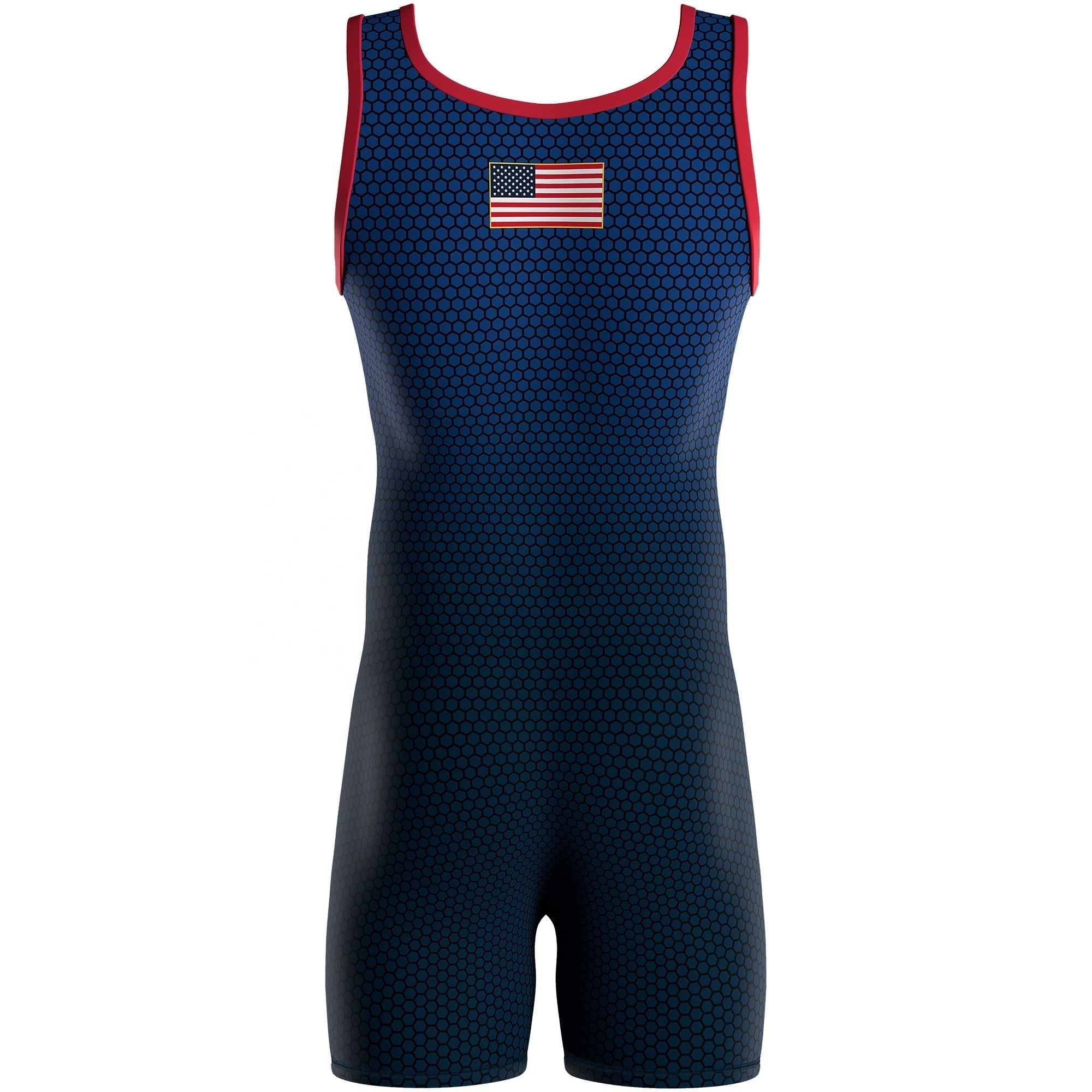 Premium High Elastic Wrestling Singlet Weightlifting Suit Powerlifting Singlet for Men