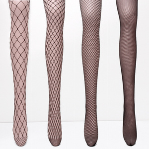 2017 new fashion look fishnet pantyhose nylon feet silk tube stockings secret classic punk leggings for women pantyhose