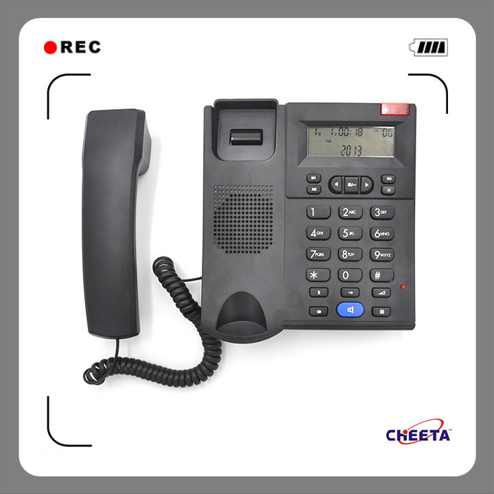 Factory Wholesale Corded Landline Caller Id Phones HF Flash Function Office House Telephone