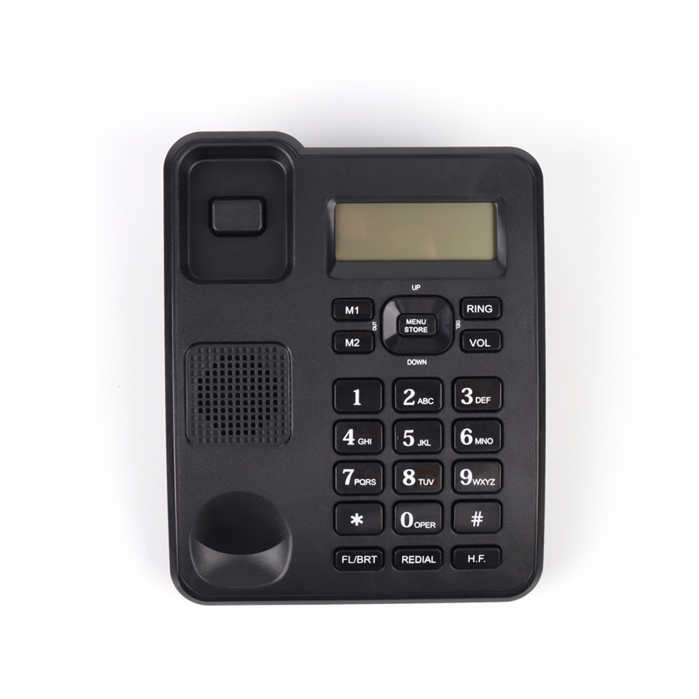 CHEETA OEM Desk Landline Caller ID Telephone Analog Fixed Phone Hotel Guest Room Corded Telephone for Office